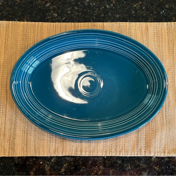 Fiesta Ware Juniper Oval 13” Serving Platter - Picture 1 of 5